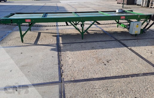Foto van Pallettransportband