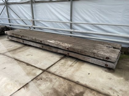 Draglineschotten rijplaten