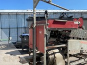 Foto van lift bosmachine oogster